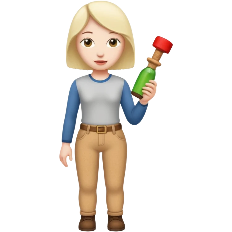 cork stopper in human butt emoji