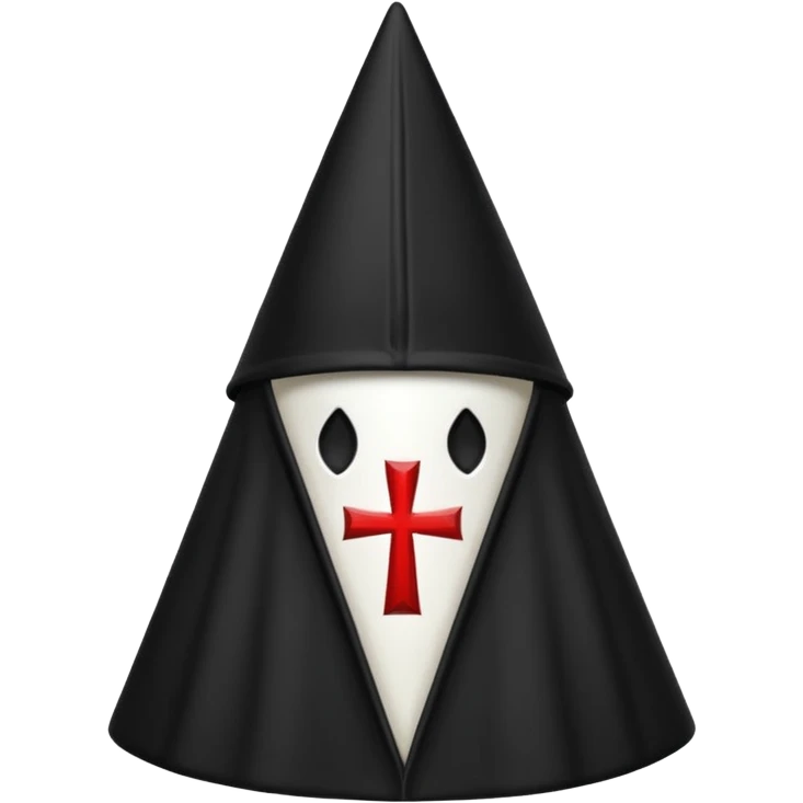 Black kkk cap emoji