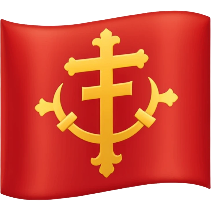 cruz de borgoña emoji