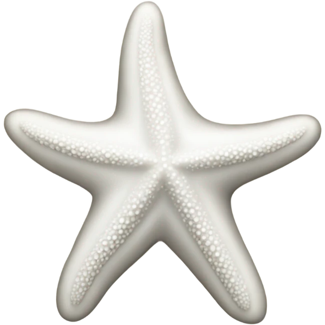 white starfish emoji