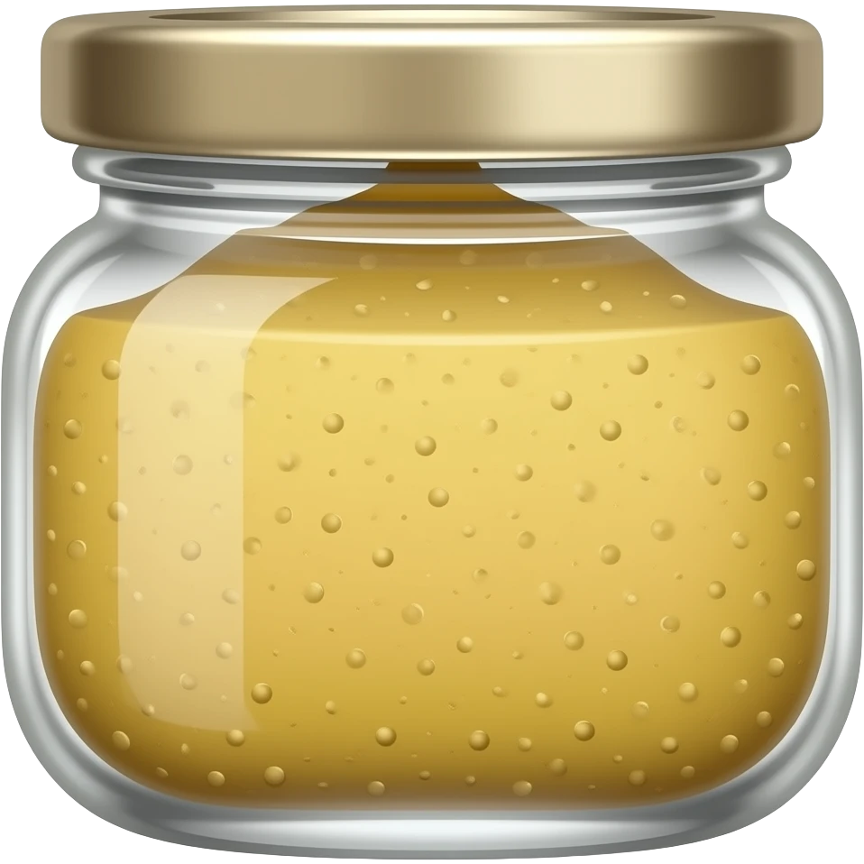 violet mustard in a jar emoji