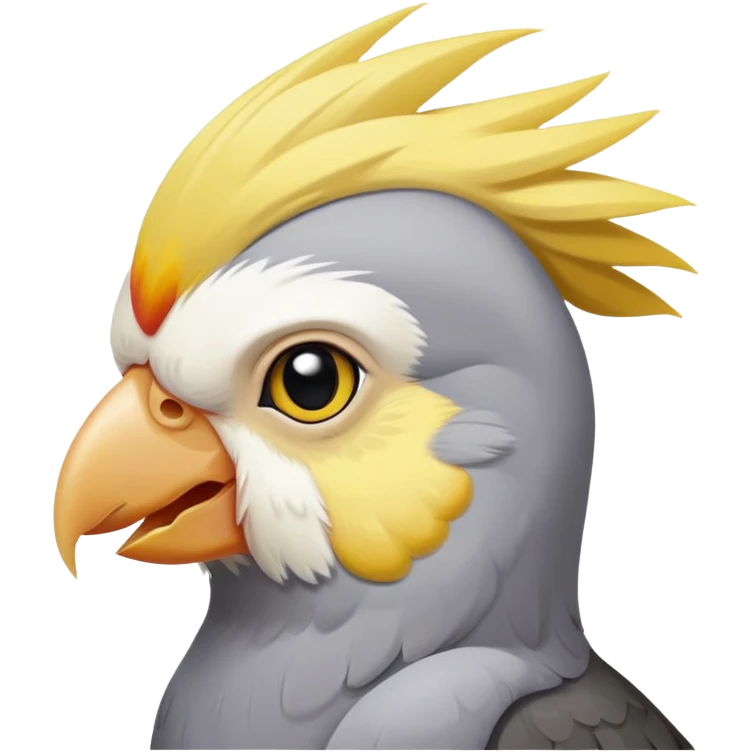 cockatiel bird emoji
