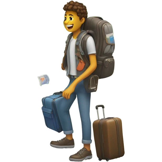 Travelling emoji