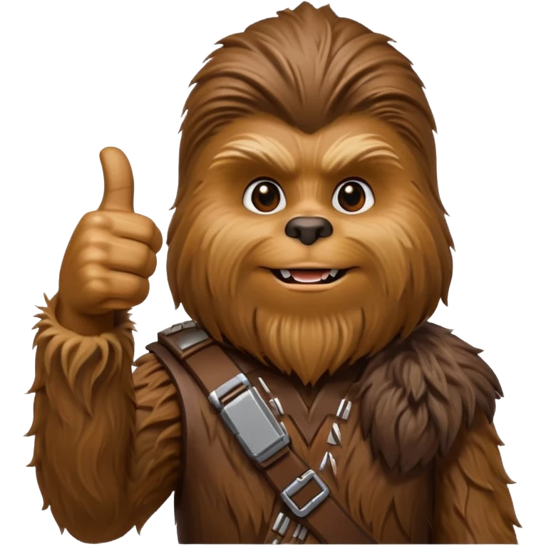 a wookiee giving thumbs up emoji