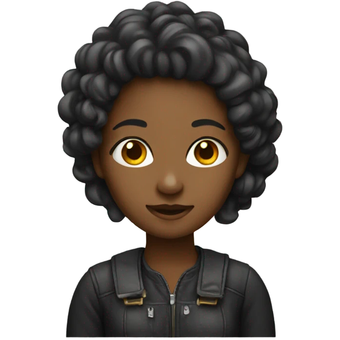 Creative girl emoji