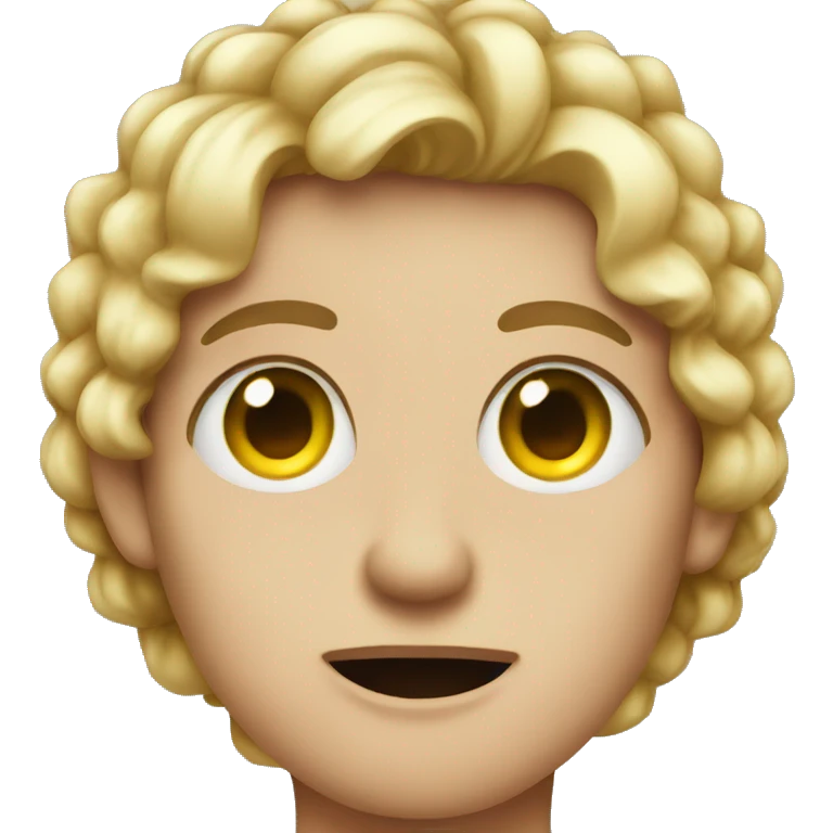 rolling eyes with an x emoji