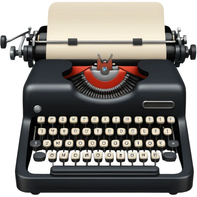 typewriter emoji