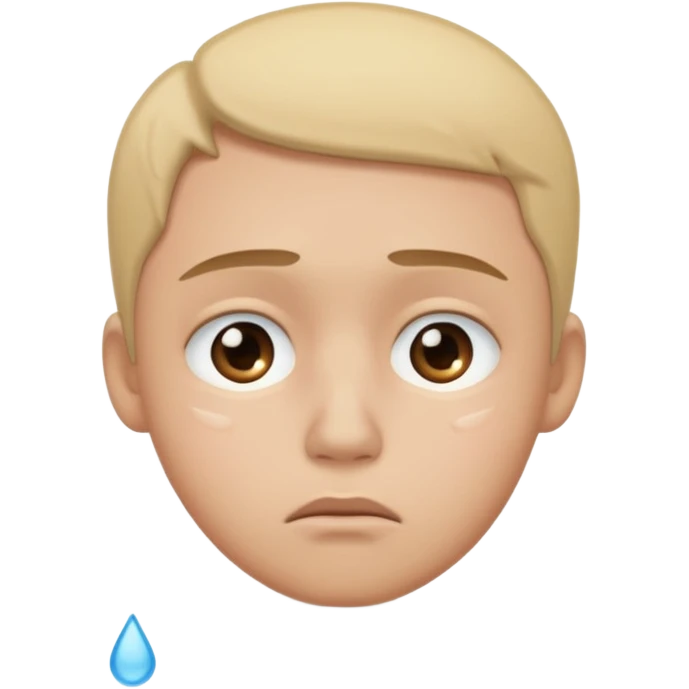 Make a sad face that has a body emoji
