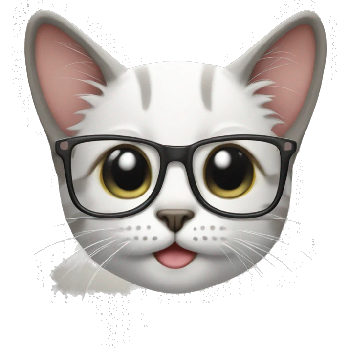 cat with glasses emoji