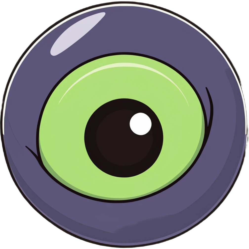 realistic eyeball emoji