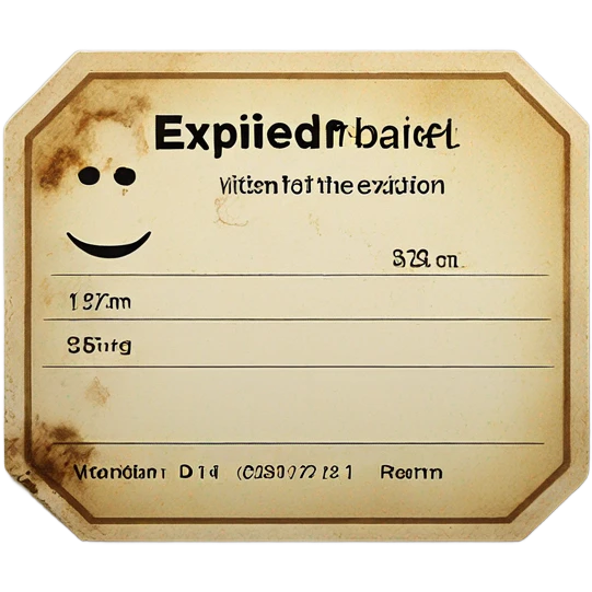 Victim card expired emoji