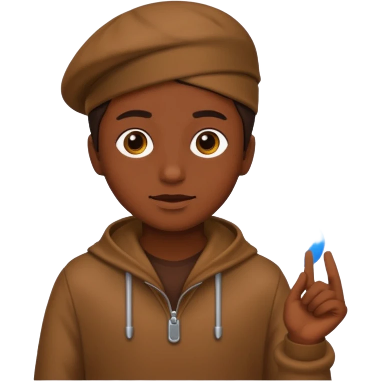 Matching with brown outfit emoji