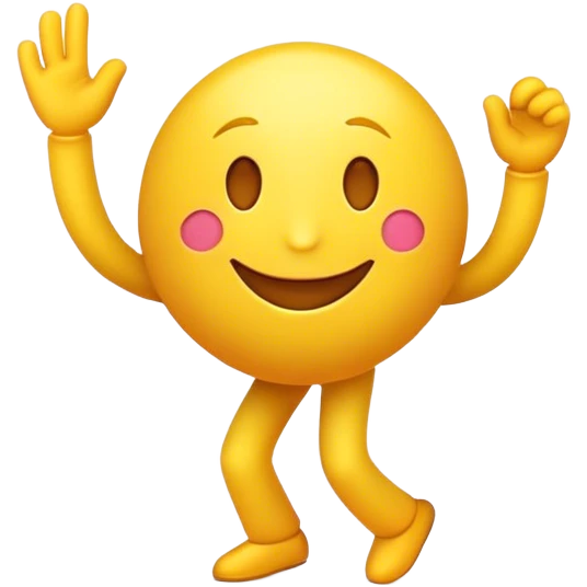 Dancing yellow emoji emoji