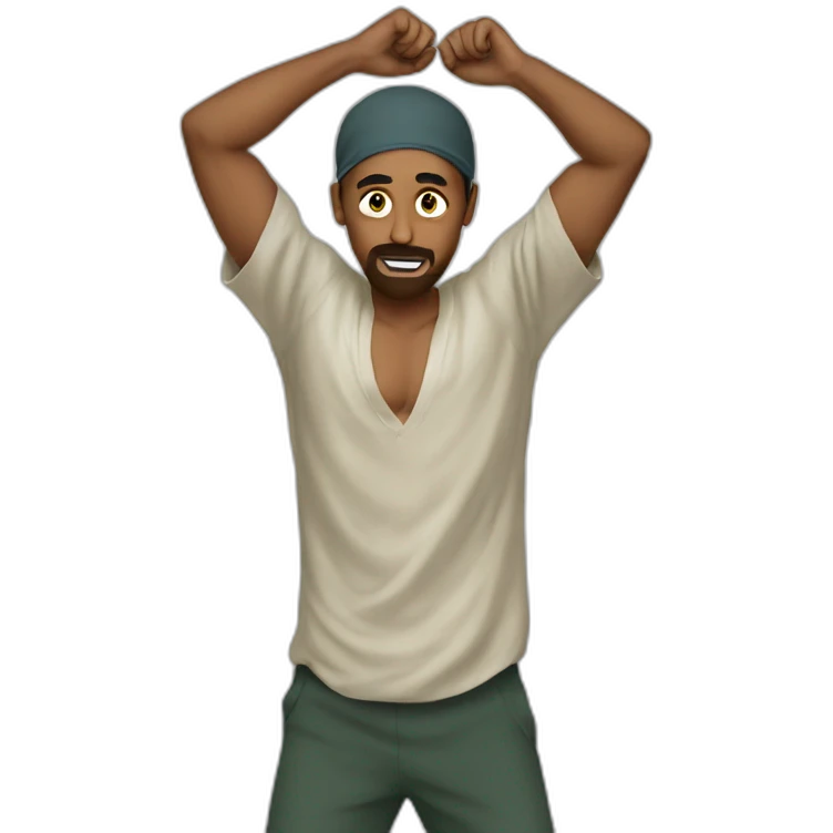 muslim chest beating emoji