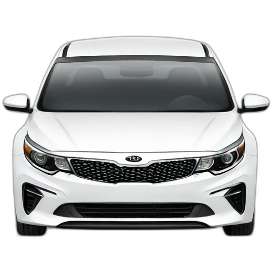 White Kia Optima emoji