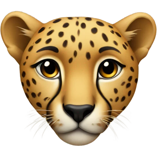 Cheetah heart emoji