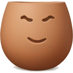 Clay egg holder emoji