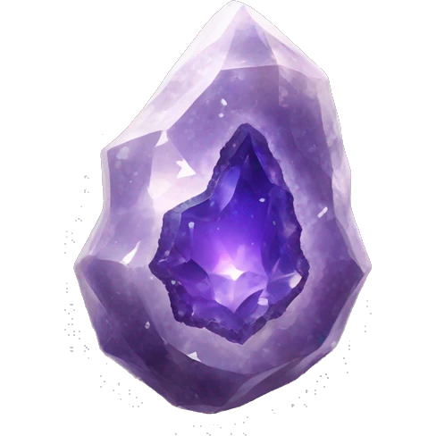 crystal geode amulet emoji