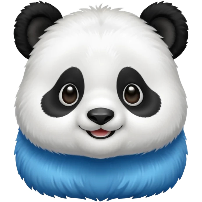Mavi panda emoji