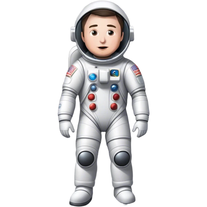 elon musk on moon emoji
