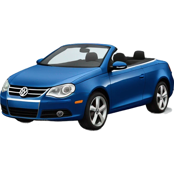 2008 blue volkswagen eos  emoji