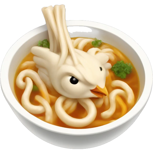 Chicken udon soup emoji