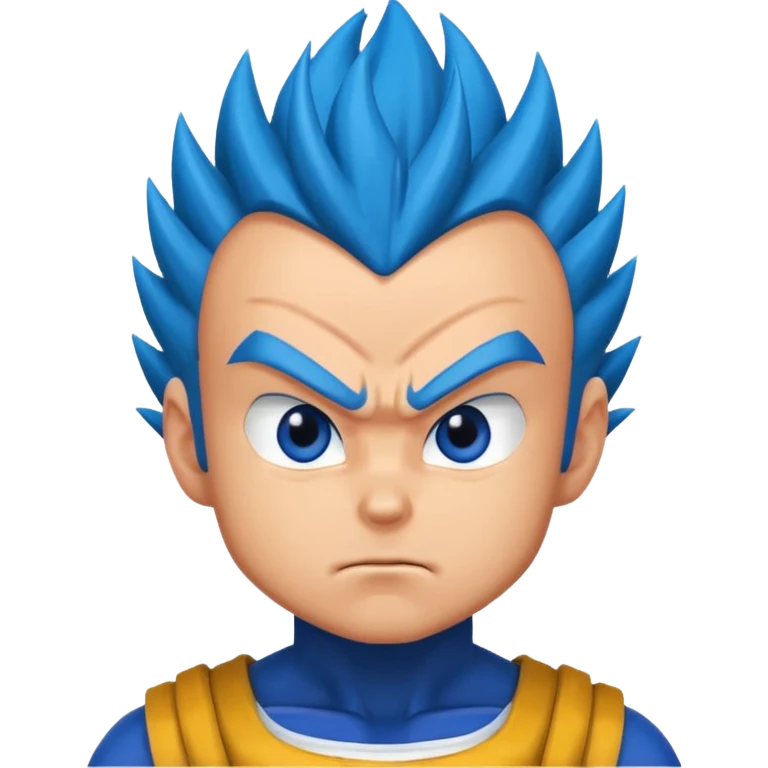 Vegeta blue emoji