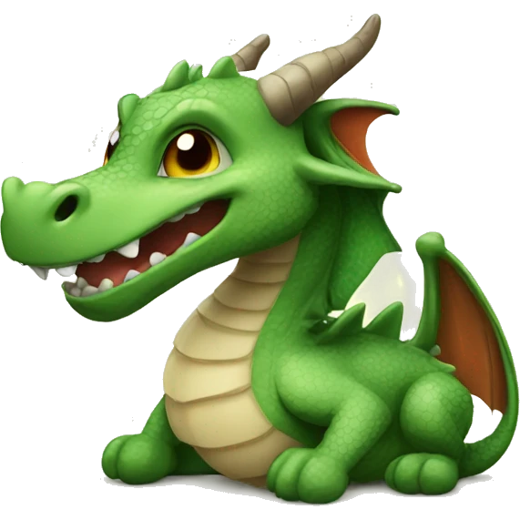 Cute dragon emoji