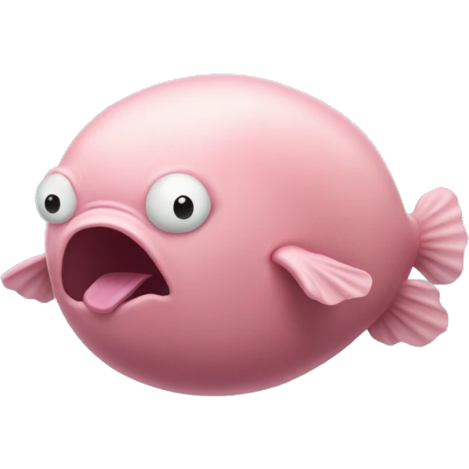 Blobfish that is cartoony emoji