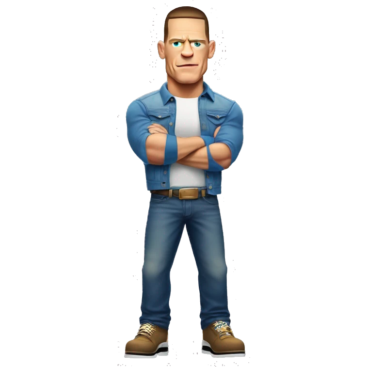 john cena wwe full body emoji