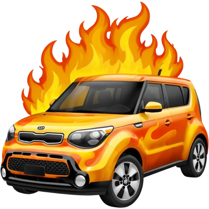 Kia soul on fire emoji