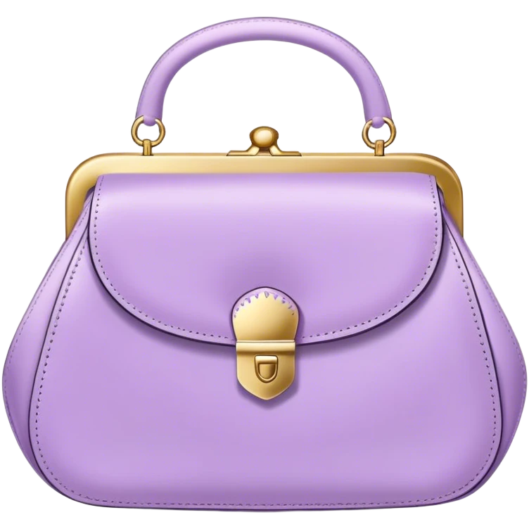 Lilac luxury purse emoji