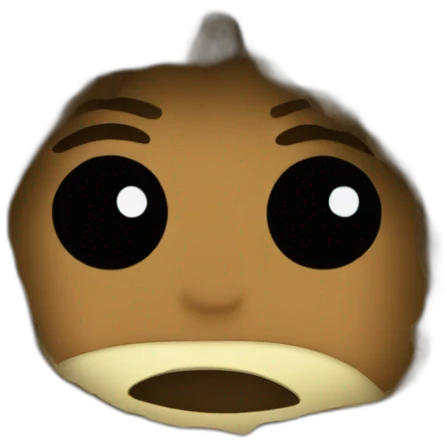 Hiding behind a tree emoji