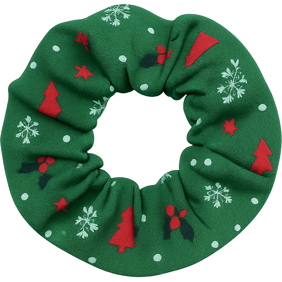 Christmas scrunchie remove background emoji