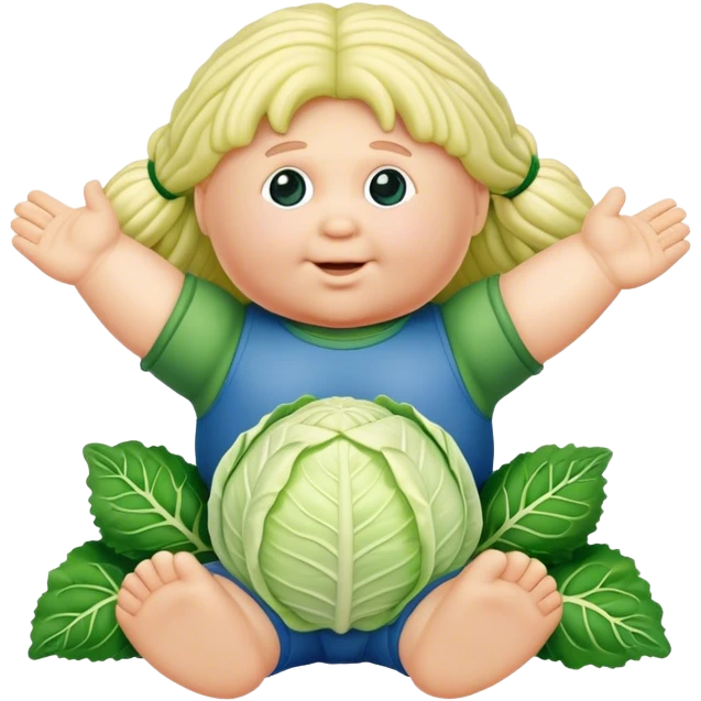 cabbage patch doll emoji
