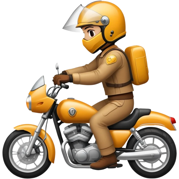 Person on motorcycle  emoji