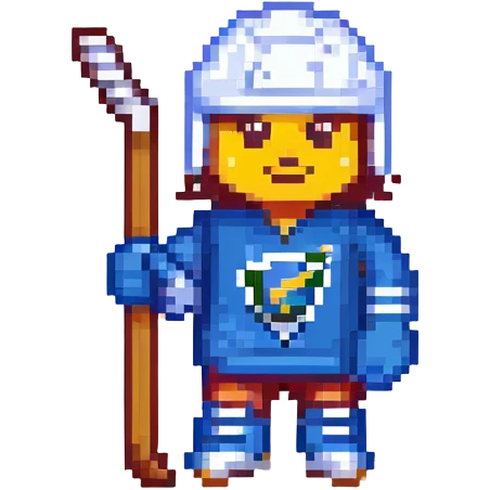 hockey man emoji, holding a hockey stick emoji