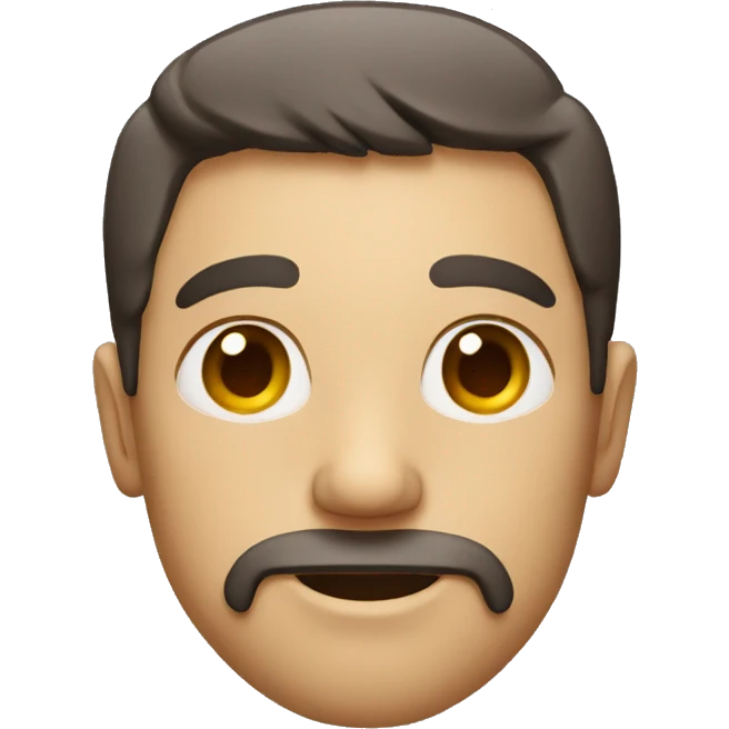 Square-faced guy emoji