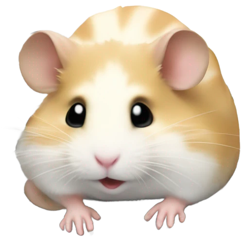Hamster with typing on computer  emoji