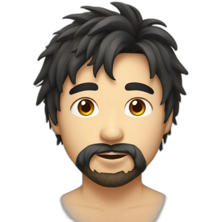 scruffy-man-kiss-asian-woman emoji