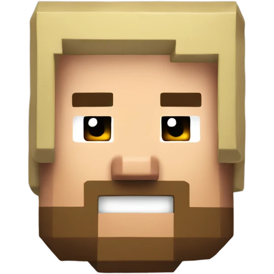 Minecraft Steve emoji