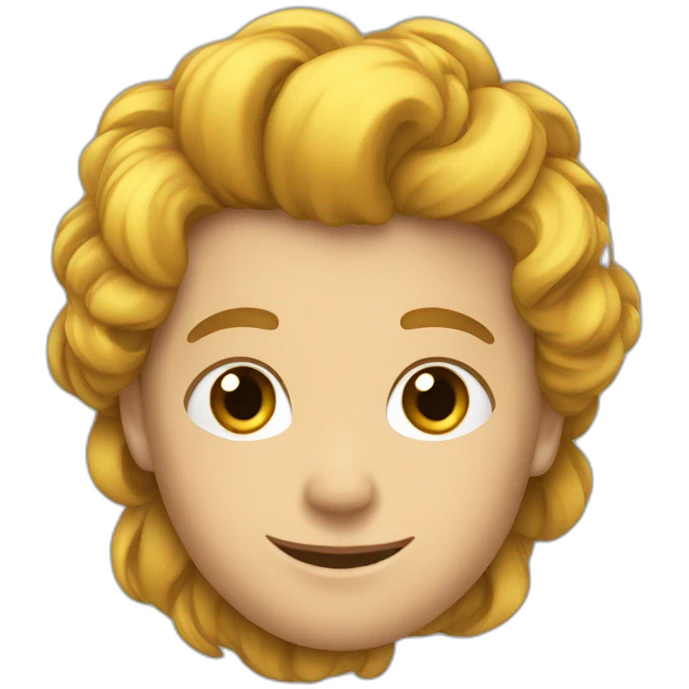 Garçon avec tresses emoji