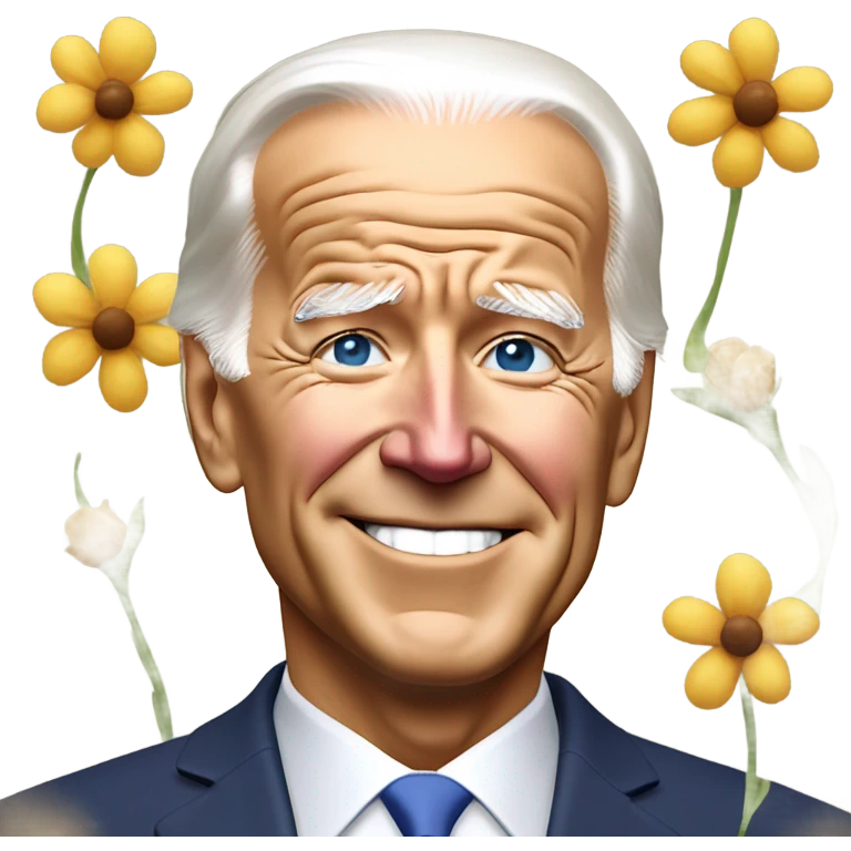 Joe biden smelling  emoji
