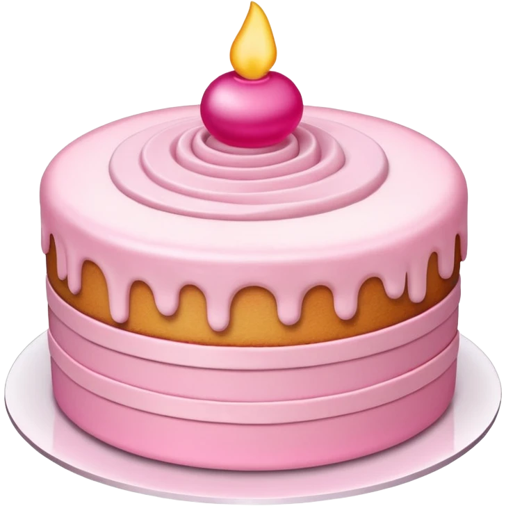 Cake pink emoji