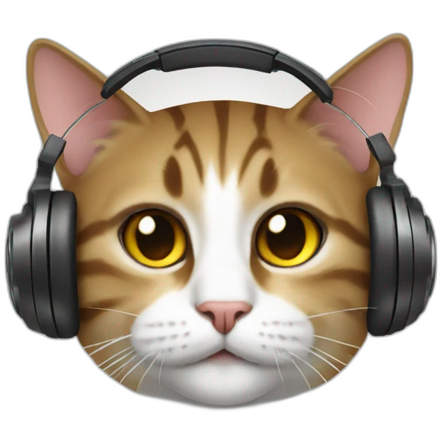 Dj cat emoji