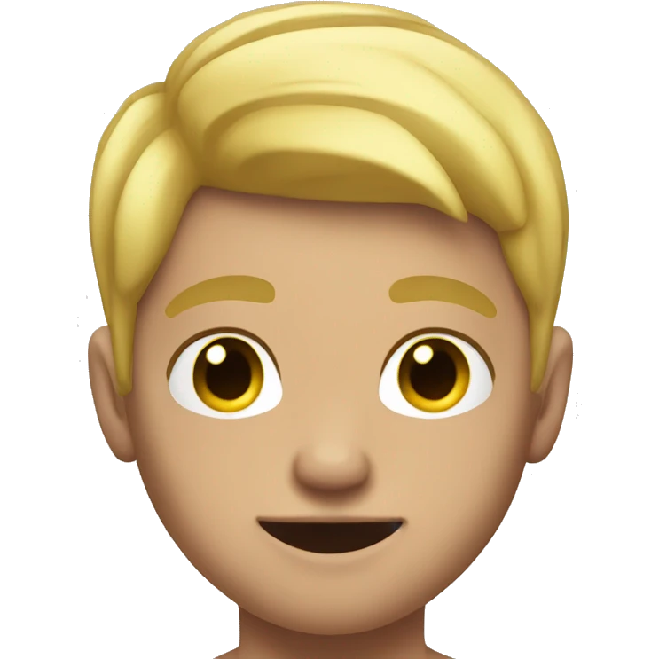blonde boy cute fade big muscle emoji