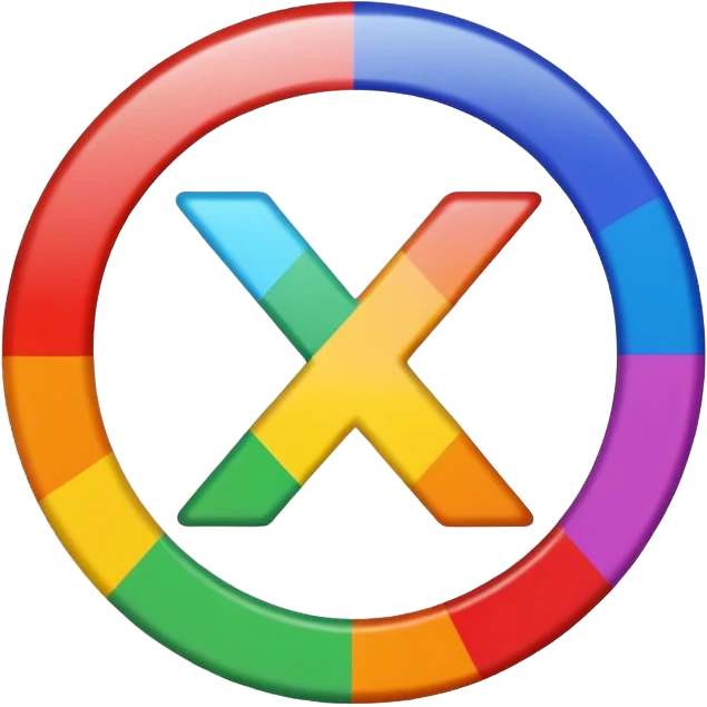 A rainbow swast emoji