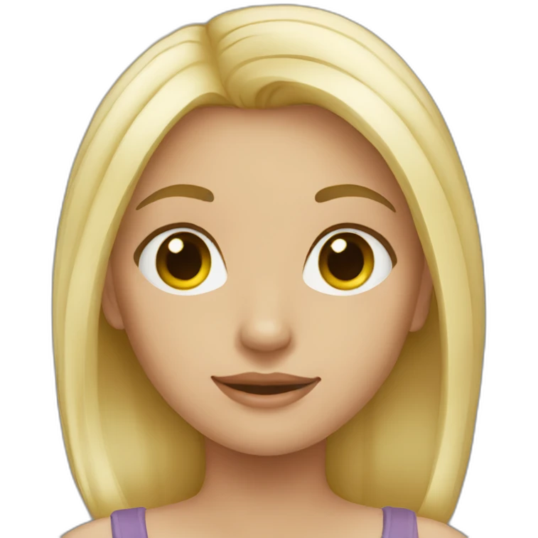 Šárka girl White blond emoji