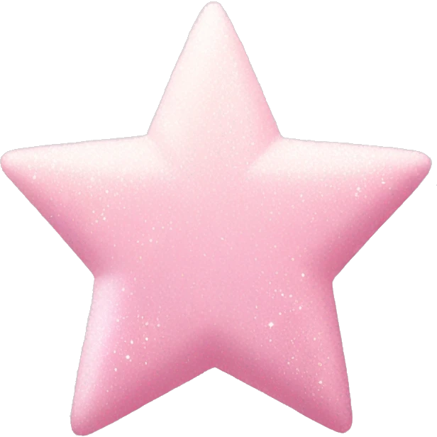 pale pink star sparkle emoji