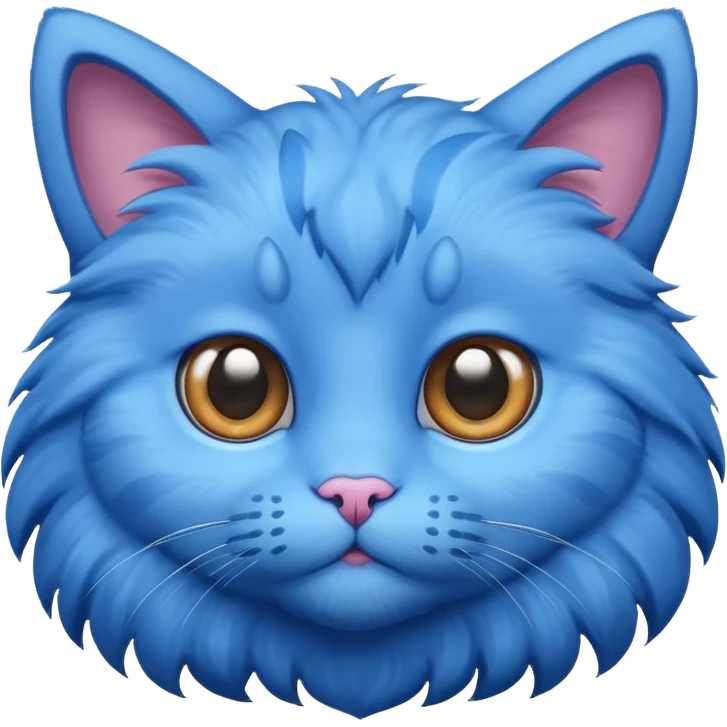 Blue cat emoji